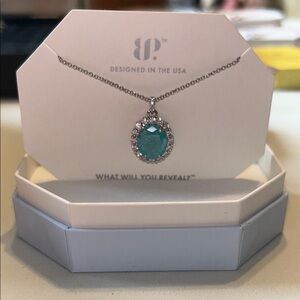 Bomb Party The 2424 Necklace Blue Topaz Ice Crystal